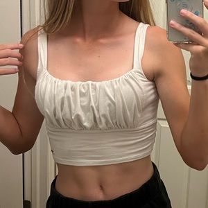 White Hollister Tank Top